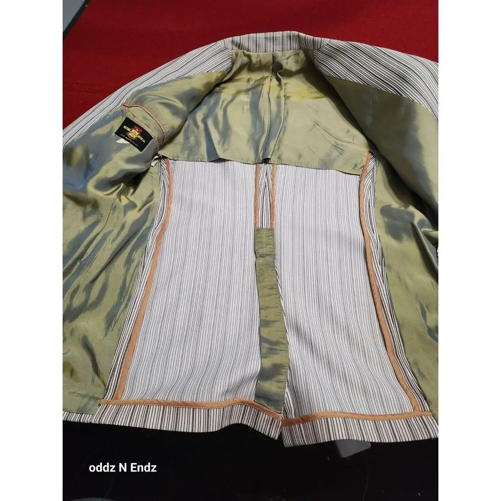 Niver Western Wear Mens Striped Blazer Jacket 38‎